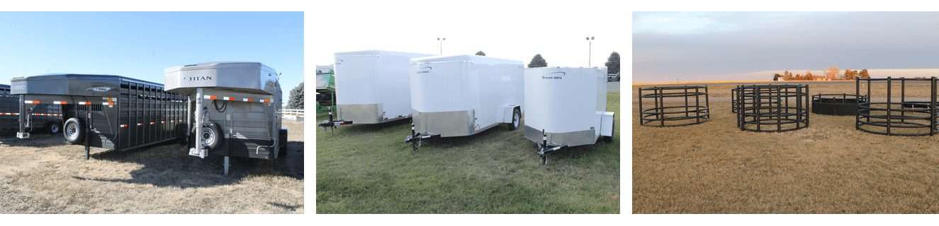 Ogallala Ag trailers and fencing equipment